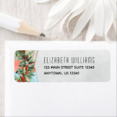 Red Green Grey kerst Return Etiket (Insitu)