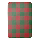 Red & Green Holiday Bath Mat (Voorkant Verticaal)