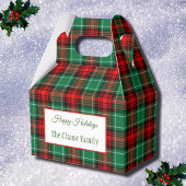 Red Green Holiday Pset Favor Box Bedankdoosjes