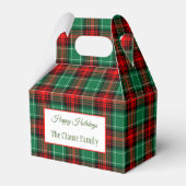 Red Green Holiday Pset Favor Box Bedankdoosjes (Voorkant Zijde)