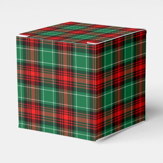 Red Green Holiday Pset Favor Box Bedankdoosjes (Voorkant Zijde)