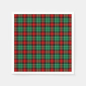 Red Green Holiday Pset Patroon Servet (Voorkant)