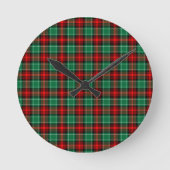 Red Green Holiday Pset Ronde Klok (Voorkant)
