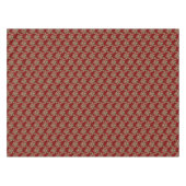 Red Green Holly Berries Kerstvakantie Tafelkleed (Voorkant (Horizontaal))