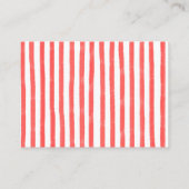 Red Green Holy Cannoli Baby shower Boeken voor Bab Informatiekaartje (Achterkant)