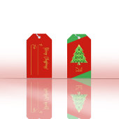 Red Green Joyoux Noel Cadeaulabel