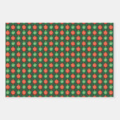 Red Green Kerstval blaast feestelijke feestdagen Inpakpapier Vel (Voorkant)