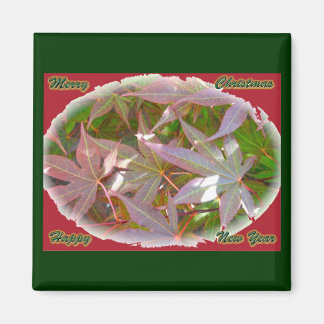 Red Green Maple laat kerst nieuwjaar achter Magnet