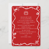 Red Green Mele Kalikimaka Photo Doodle Christmas Feestdagenkaart (Achterkant)