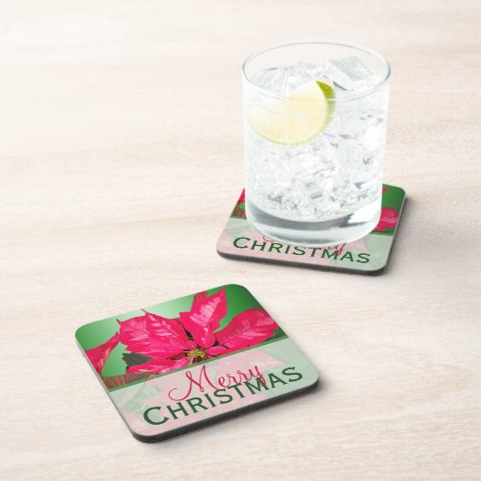 Red Green Merry Christmas Coaster Set (6) Onderzetter (Rechterzijde)
