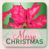 Red Green Merry Christmas Coaster Set (6) Onderzetter (Voorkant)