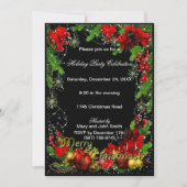 Red Green Merry kerst Uitnodiging (Voorkant)