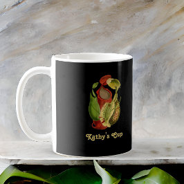 Red Green Nepenthes Pitcher Planten Naam Koffiemok