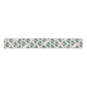 Red & Green O'Kane Ribbon Grosgrain Lint (Voorkant)