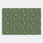 Red Green Orange Christmas Forest Village Inpakpapier Vel (Voorkant 3)