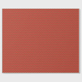 Red Green Pink Chevron Pattern Retro Gift Cadeaupapier (Vlak)