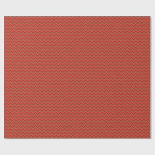 Red Green Pink Chevron Pattern Retro Gift Cadeaupapier (Vlak)