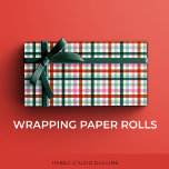 Red Green Pink Christmas Gingham Cadeaupapier<br><div class="desc">Wikkel uw vakantie seizoen cadeaus in stijl met onze Red Green Pink Christmas Gingham Wrapping Paper rollen. Dompel jezelf onder in de feestelijke geest met de unieke mix van rode, roze en groene munt - een frisse en trending kleurencombinatie. Een prachtig gingham kerstpatroon met klassieke strepen die er doorheen lopen....</div>