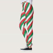 Red Green Plaid Christmas Leggings for Women (Links)