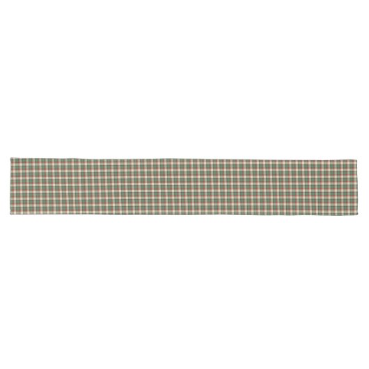 Red Green Plaid Table Runner voor de Feestdagen Lange Tafelloper (Horizontaal)