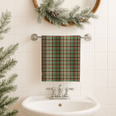 Red Green Plaid Towel Classic Christmas Gift Idea Bad Handdoek