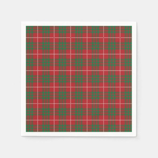Red & Green Pset Napkins Servet (Voorkant)