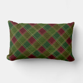 Red Green Pset Tartan Kussen