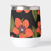 Red green purple Scarlet Pimpernel watercolor (Rechts)