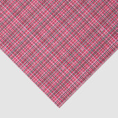 Red Green Retro Christmas Plaid Festive Classic Tissuepapier (Detail)