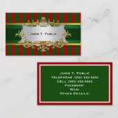 Red Green Stripe, Green & Gold Ribbon, Gold Label (Voorkant / Achterkant)