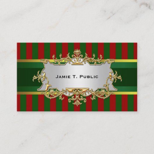 Red Green Stripe, Green & Gold Ribbon, Gold Label (Voorkant)
