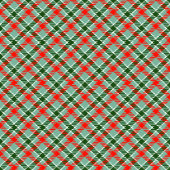 Red Green Tartan Tablecloth Chic Custom Name Style Tafelkleed