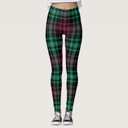 Red Green Trendy Pset Leggings (Voorkant)