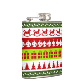 Red Green Ugly met kerstavaar Festive Clipart Heupfles (Rechts)