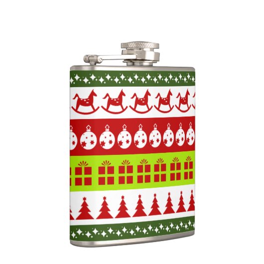 Red Green Ugly met kerstavaar Festive Clipart Heupfles (Rechts)