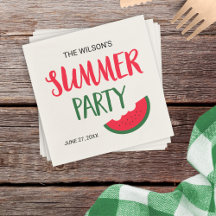 Red Green Watermelon Summer Party