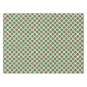  Red Green White Barcelona Floral Tafelkleed (Voorkant (Horizontaal))