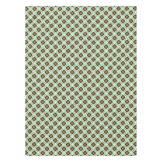  Red Green White Barcelona Floral Tafelkleed (Voorkant)