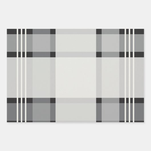 Red Green White Black Pset Pattern Stripes Gift Inpakpapier Vel (Voorkant 3)