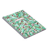 Red Green White Fun en  botanisch Notitieboek (Rechterzijde)