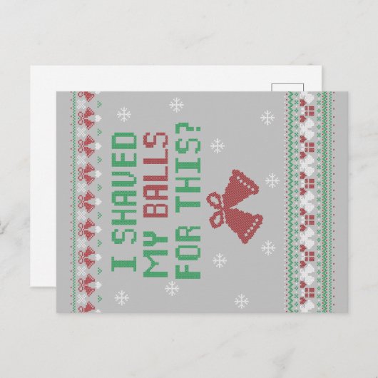 Red Green White | Ik heb m'n ballen hier voor gesc Briefkaart (Voorkant / Achterkant)