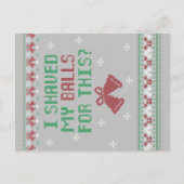 Red Green White | Ik heb m'n ballen hier voor gesc Briefkaart (Voorkant)