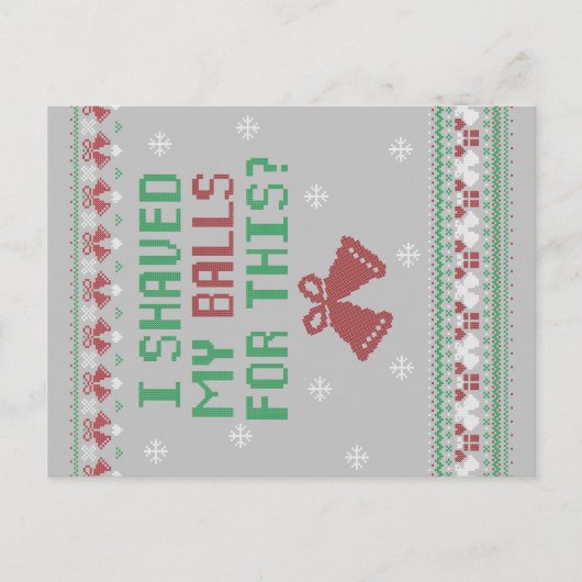 Red Green White | Ik heb m'n ballen hier voor gesc Briefkaart (Voorkant)