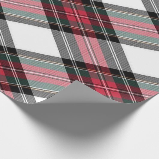 Red Green White Steward met kerstmis Cadeaupapier (Hoek)