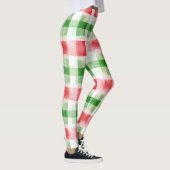 Red Green White Stripes Leggings (Rechts)