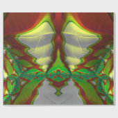 ~ Red Green White van 100 ~ Kerstmis Cadeaupapier (Vlak)