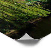 Red Green White Zaanse Schans Dutch Timber Houses Poster (Hoek)