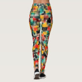 Red Green Yellow Black Leggings (Achterkant)