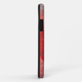 Red Grey Black Grunge Digital Graphic Art Design Case-Mate iPhone Case (Achterkant/rechts)