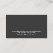 Red Grey Fitness Personal Trainer Visitekaartje (Achterkant)